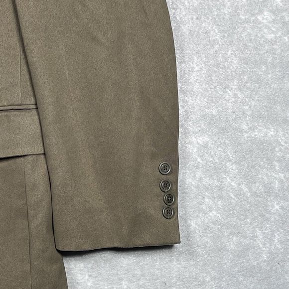 Andrew Fezza Blazer Mens Size 44R Brown Sport Coat Two Button Blazer Jacket - Picture 4 of 13